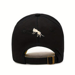 Unisex Breathable Baseball Cap with M Letter Embroidery