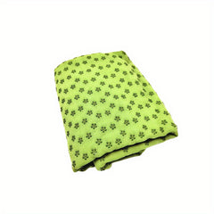 Non Slip Yoga Mat Towel Soft Microfiber Absorbs Sweat for Pilates