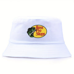 Fish Print Casual Bucket Hat Unisex Hip Hop Sunscreen Basin Hat
