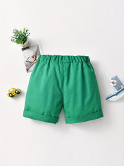 Teen Casual Elastic Waist Shorts for Summer