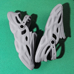 Men's Non-slip Hollow Clogs Sandals Grey