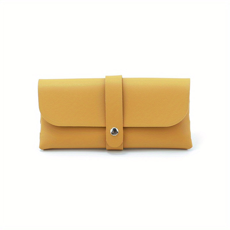Magnetic Glasses Bag PU Leather Sunglasses Case Cover