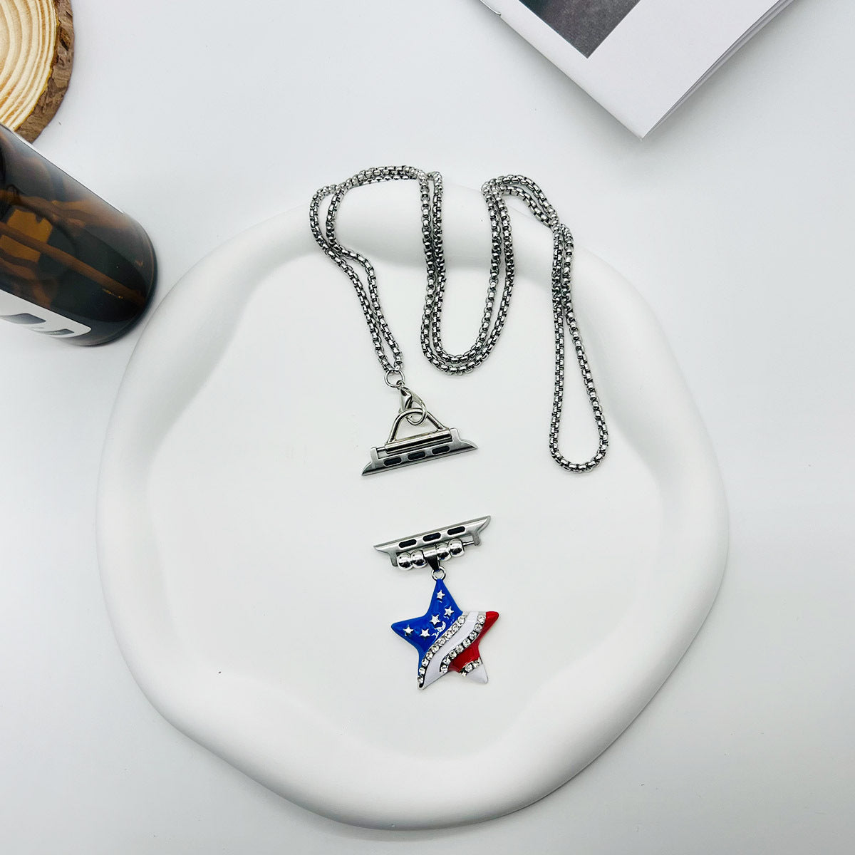 Steel Necklace Band for Smart Watch - Watch Accessories