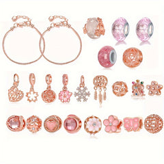 DIY Charms Beads & Bracelets Advent Calendar 24 Days Christmas Gift Set