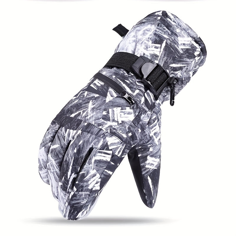 Unisex Waterproof Winter Ski Gloves for Snowboarding