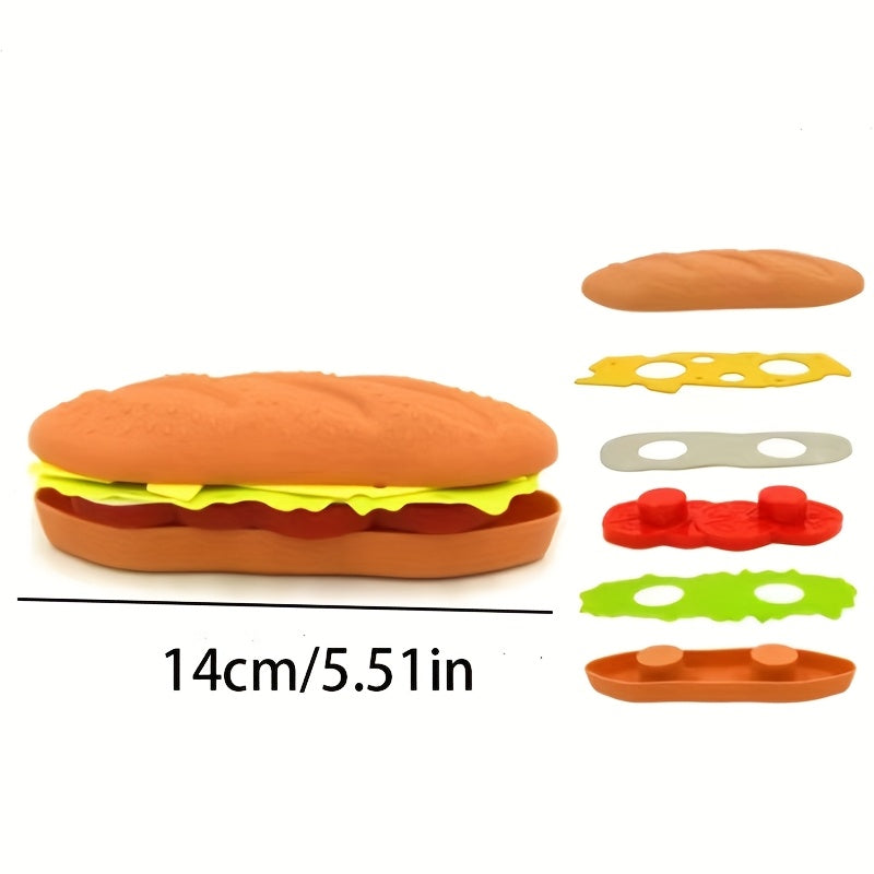 Detachable 3D Food Model Toy Western Cuisine Playset for Pretend Play