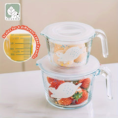 Glass Measuring Cup With Scale High Temperature Resistant Milk Cup