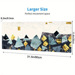 Golden Tree Gaming Mouse Pad, Non-Slip Rubber Base, Waterproof