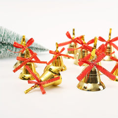 12pcs Christmas Tree Decorative Plastic Bells Home Decor