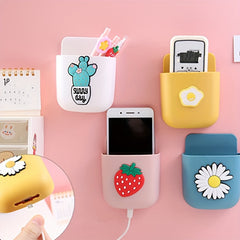 Wall Mounted Remote Control Storage Shelf Hanging Rack