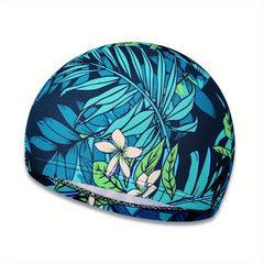 Adult Swim Cap Quick Drying Printed Swimming Cap Unisex
