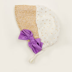 Baby Lace Breathable Sun Hat Princess Knitted Straw Hat