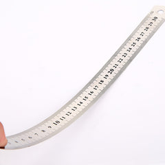 12in Stainless Steel Ruler for Student School Office