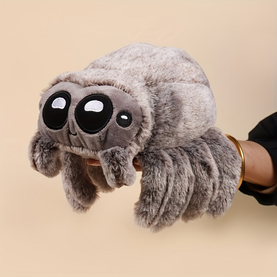 Fluffy Spider Plush Toy Interactive & Playful Halloween Decor