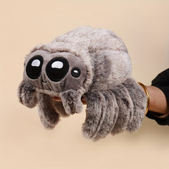 Fluffy Spider Plush Toy Interactive & Playful Halloween Decor