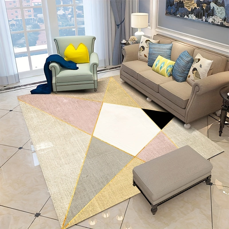 Modern Geometric Area Rugs Soft Non-Slip Nordic Carpet