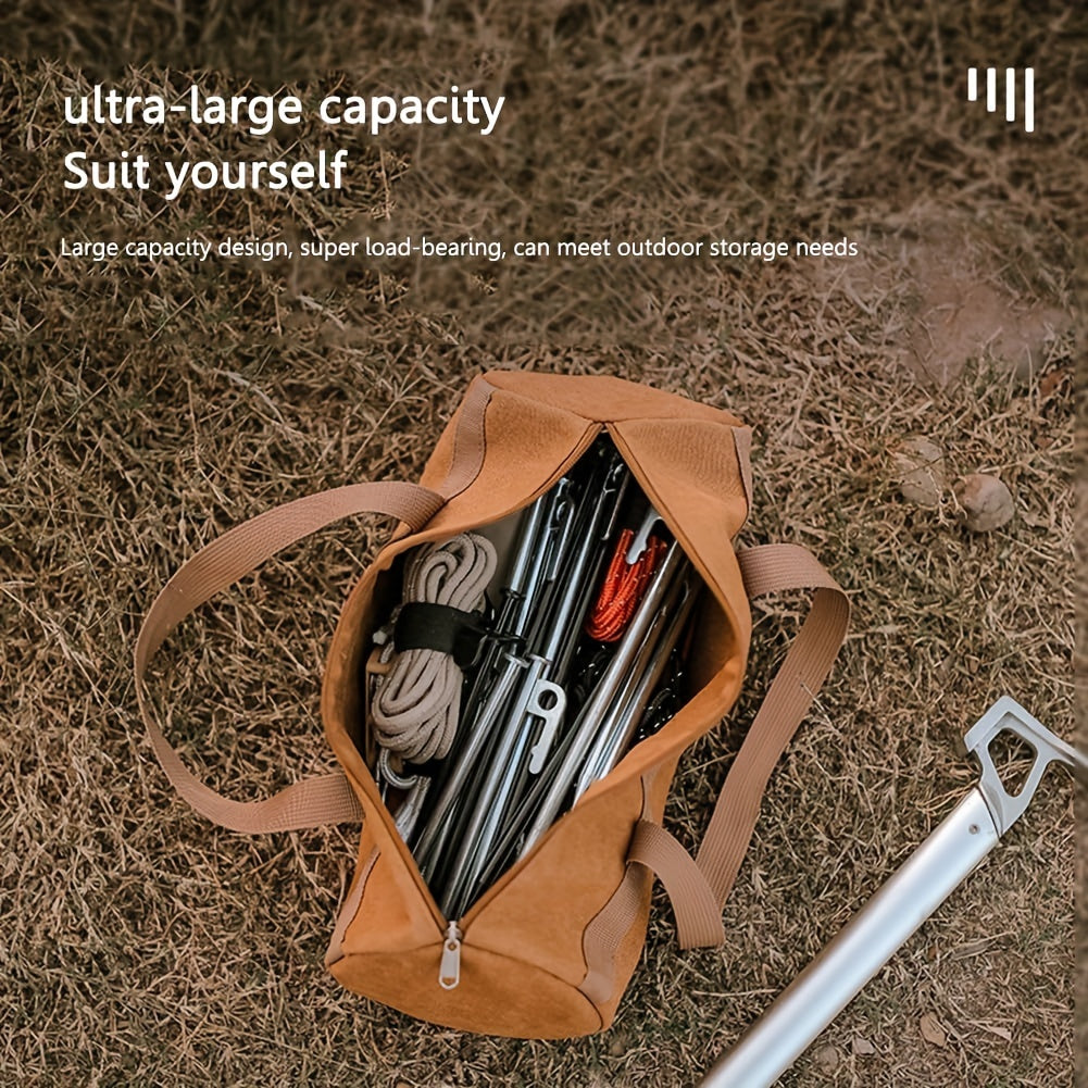 Portable Canvas Tool Bag for Outdoor Camping