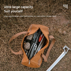 Portable Canvas Tool Bag for Outdoor Camping