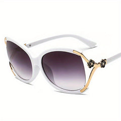 Oversized Camellia Flower Sunglasses UV400
