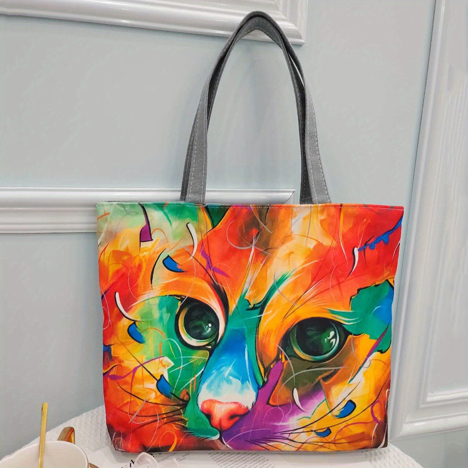 Men's Large Capacity Canvas Tote Bag