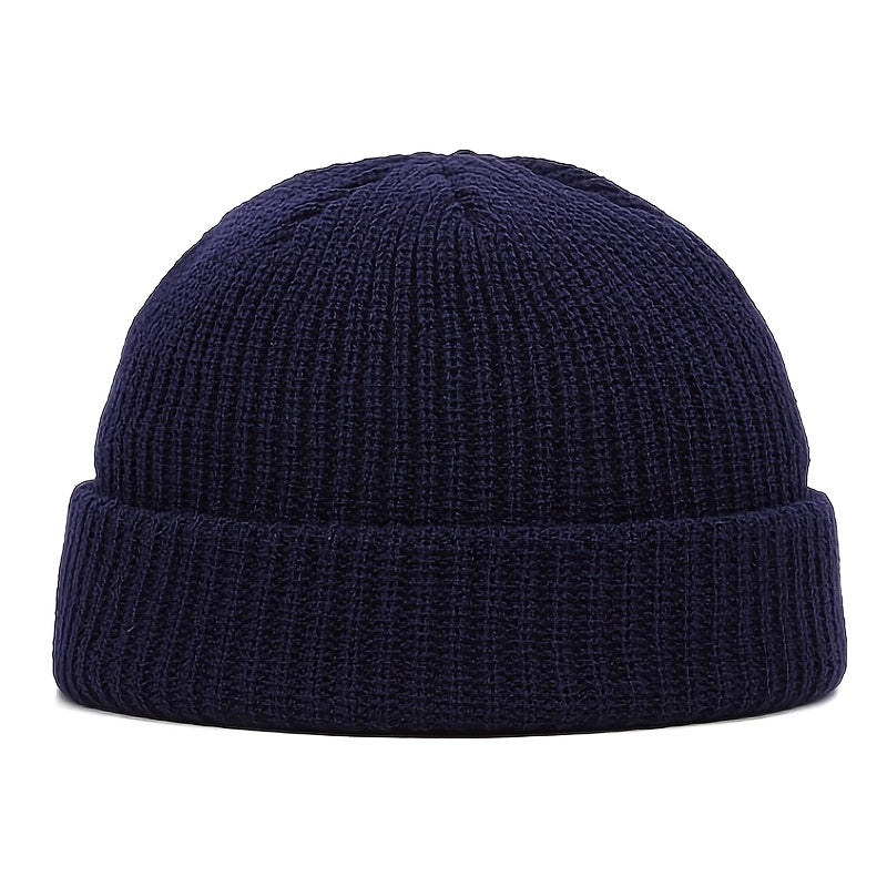 Knitted Woolen Beanie Hat for Autumn Winter