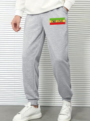 Men's Graffiti ONE LOVE Flag Pattern Printed Trousers