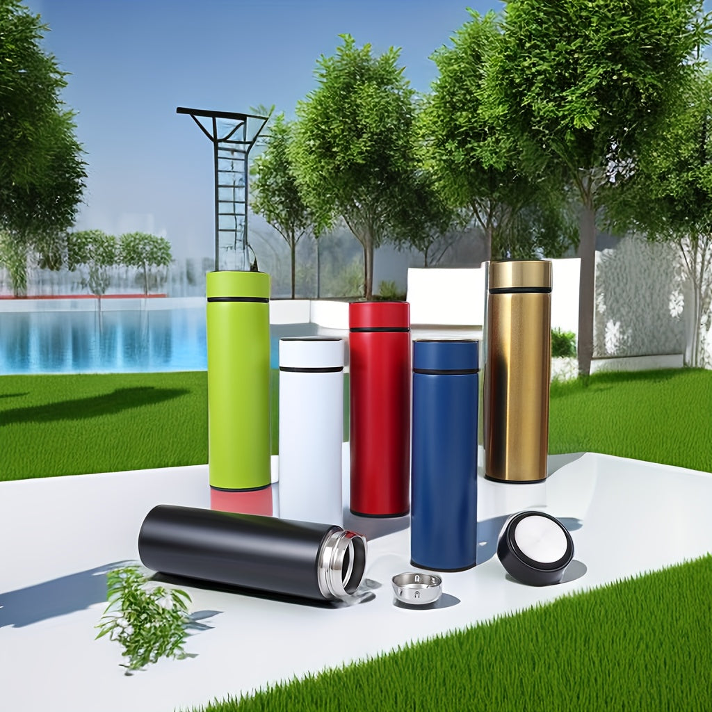 450ml Stainless Steel Insulation Water Cup Leakproof Outdoor Sports Bottle