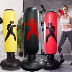 Inflatable Punching Bag Boxing Tumbler Toy Fitness Sandbag