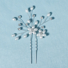Floral Wedding Hair Pins Bridal Headpiece Bridesmaid Bobby Pins