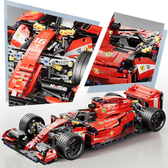 1163pcs Building Block Off Road Racing Car Red
