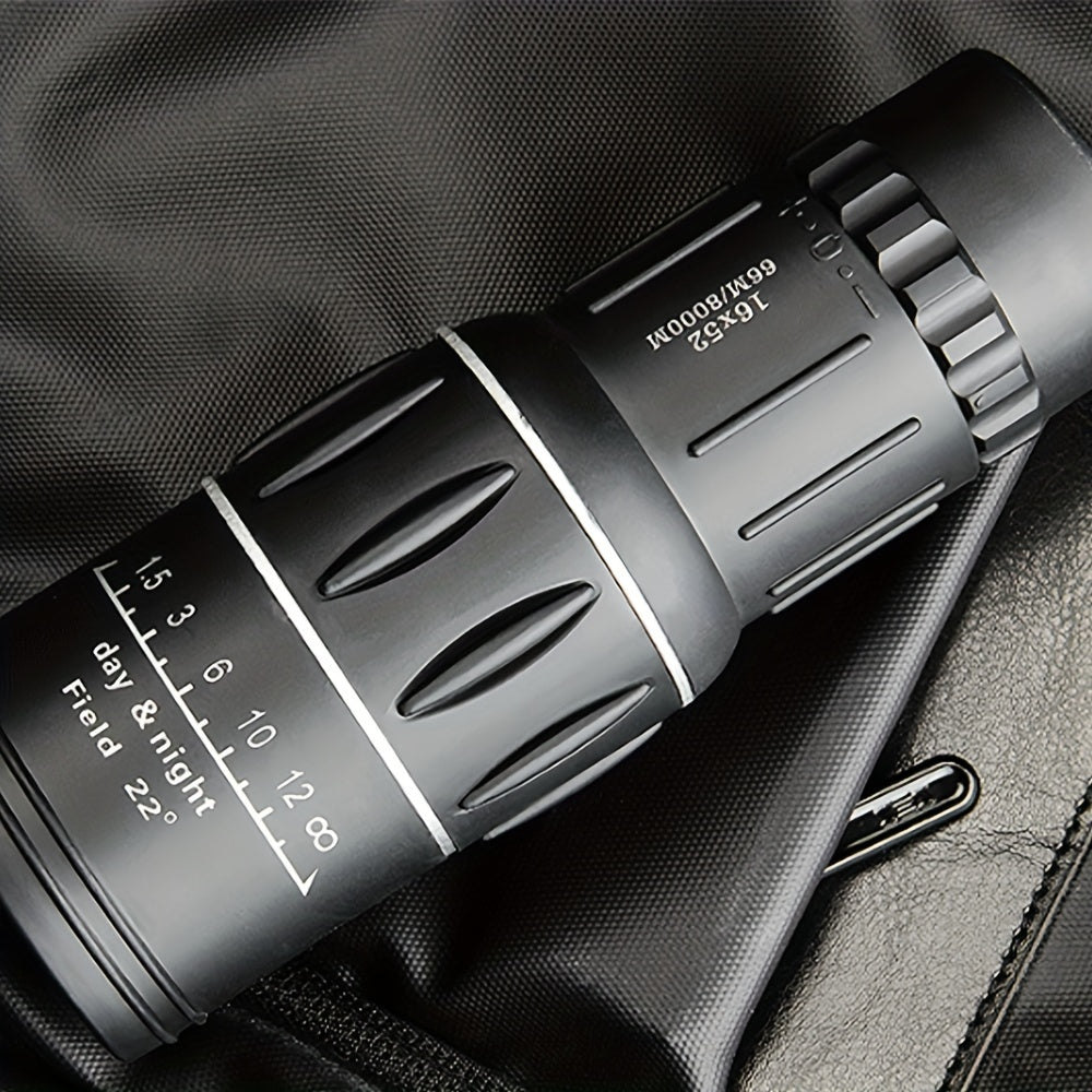 16x52 Monocular Telescope with Phone Clip & Tripod