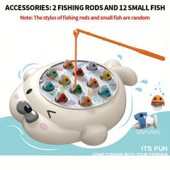 Seal Fishing Plate Puzzle Toy Early Education Parent Child Interactive Toy
