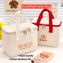 Large Insulated Bag Bento Boxes Food Storage Bags Outdoor