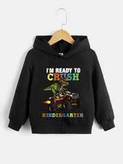 Funny Dinosaur Hooded Sweatshirt for Boys