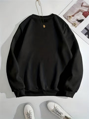 Graphic Print Pullover Sweatshirt for Women