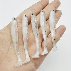 5pcs Fishing Lures T tail Soft Bait 6 1 8g Artificial Swimbait Fishing Accessori