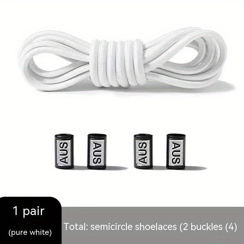 No Tie Shoelaces 39 4IN Elastic - Fits All Adults & Kids