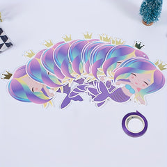 Mermaid Party Banners for Girls' Birthday and Baby Showers