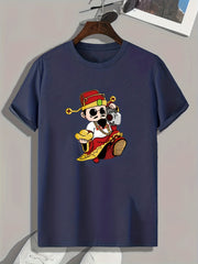 God Of Wealth Graphic Men's Tee Casual Comfy T-shirt