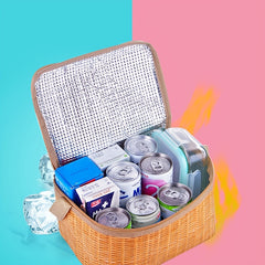 Aluminum Foil Insulation Bag for Outdoor Picnic Camping