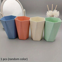 PP Diamond Shaped 7 Water Cup Set Outdoor Camping Dinner Utensils