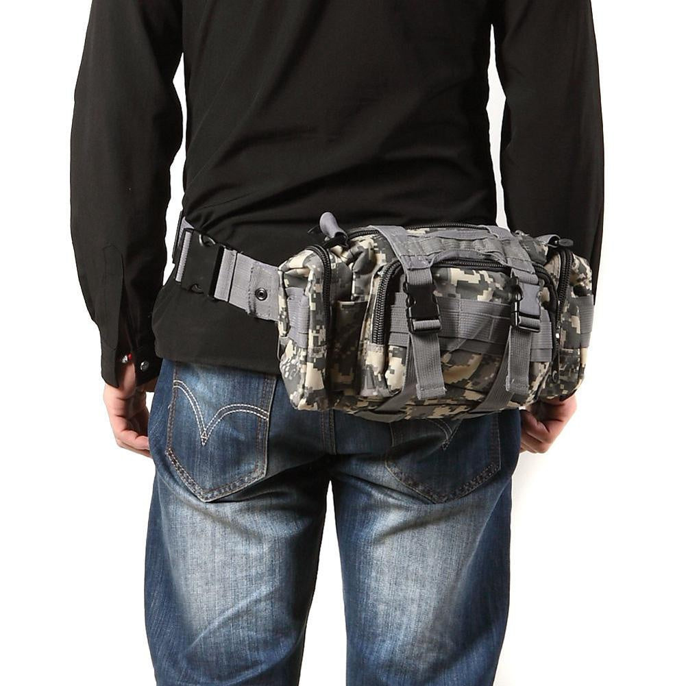 Tactical Waist Bag Molle System Camouflage Pocket Army Assault Bag