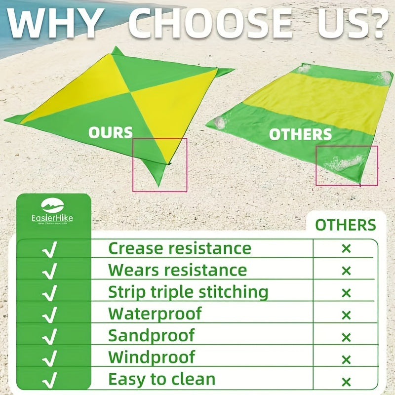Portable Inflatable Mat for Outdoor Beach Camping
