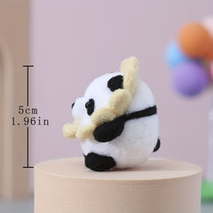 DIY Panda Wool Felt Doll Kit for Beginners