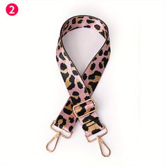 Adjustable Leopard Shoulder Bag Strap for Wide Purse