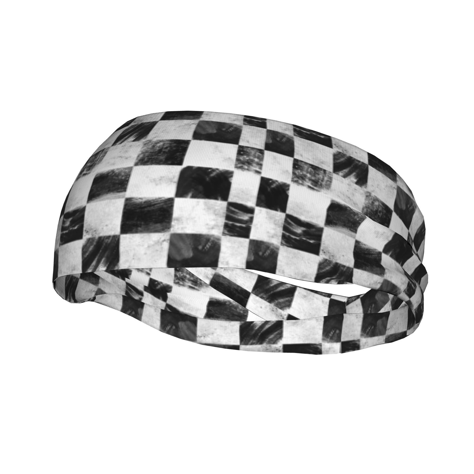 Signature Check Plaid Breathable Headband for Sport & Casual Outfits