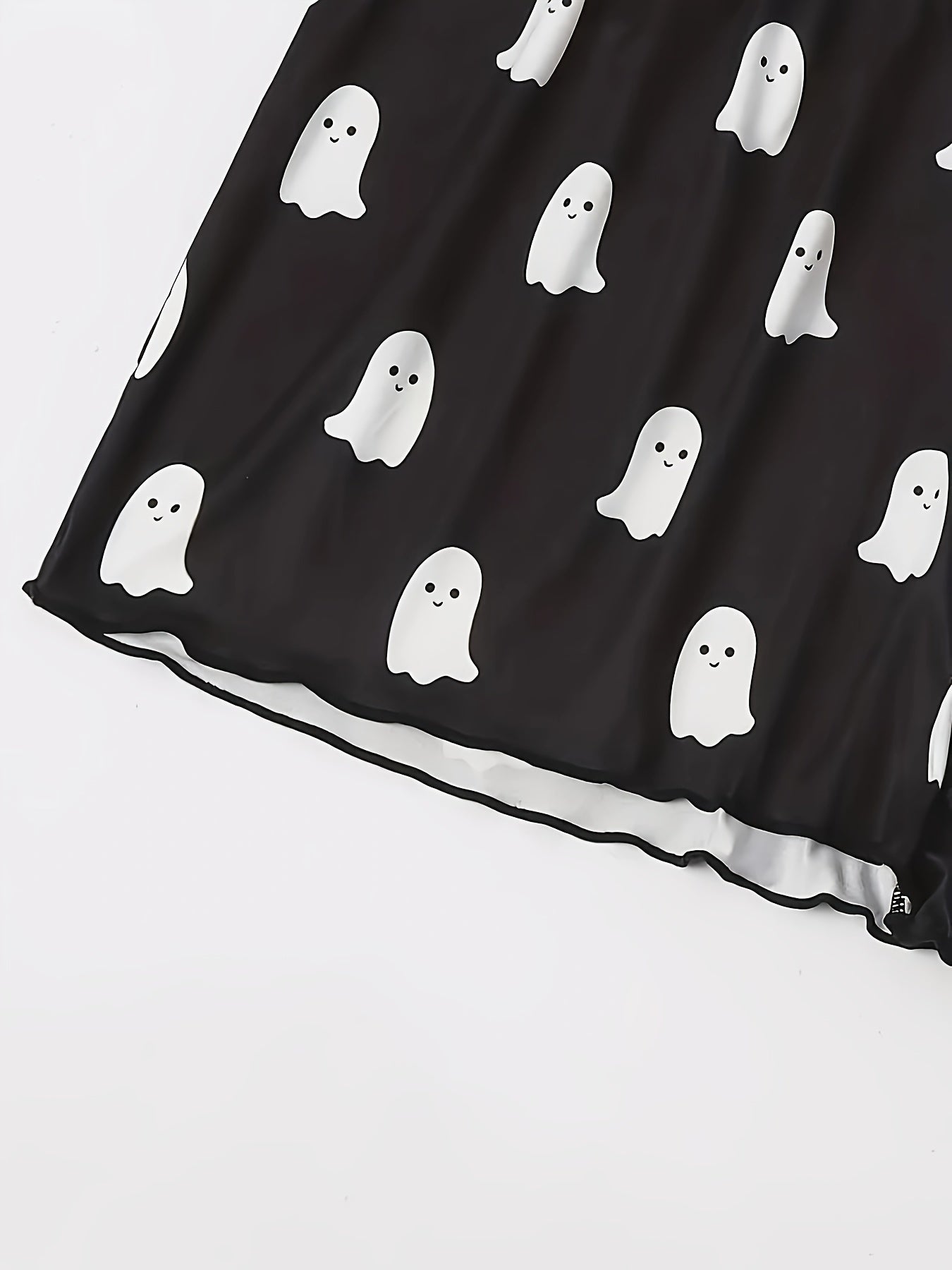 Cartoon Ghost Lounge Shorts Women's Casual Elastic Waistband Shorts