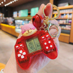 Mini Game Machine Cartoon Keychain For Boys