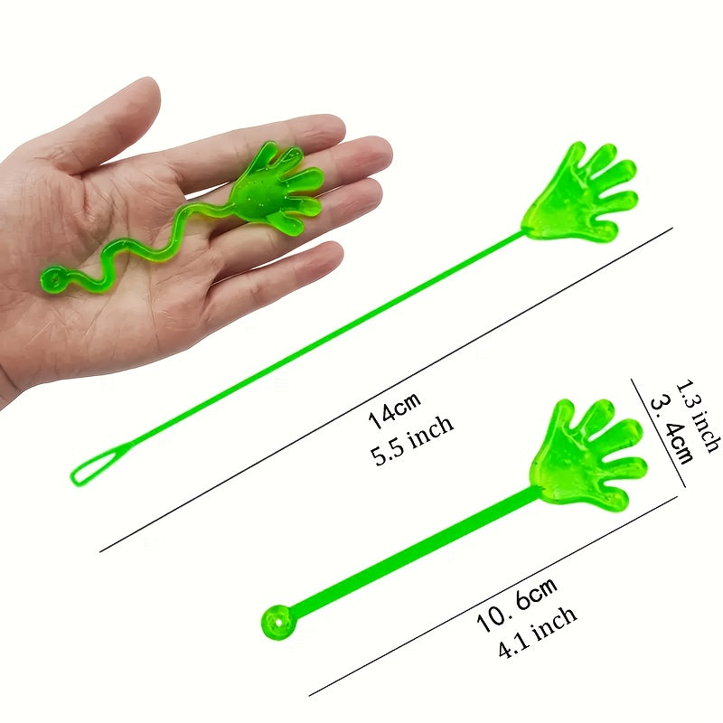 Colorful Sticky Hands Wall Sticking Palm Toys - Perfect for Family Interaction