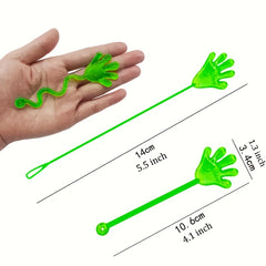 Colorful Sticky Hands Wall Sticking Palm Toys - Perfect for Family Interaction